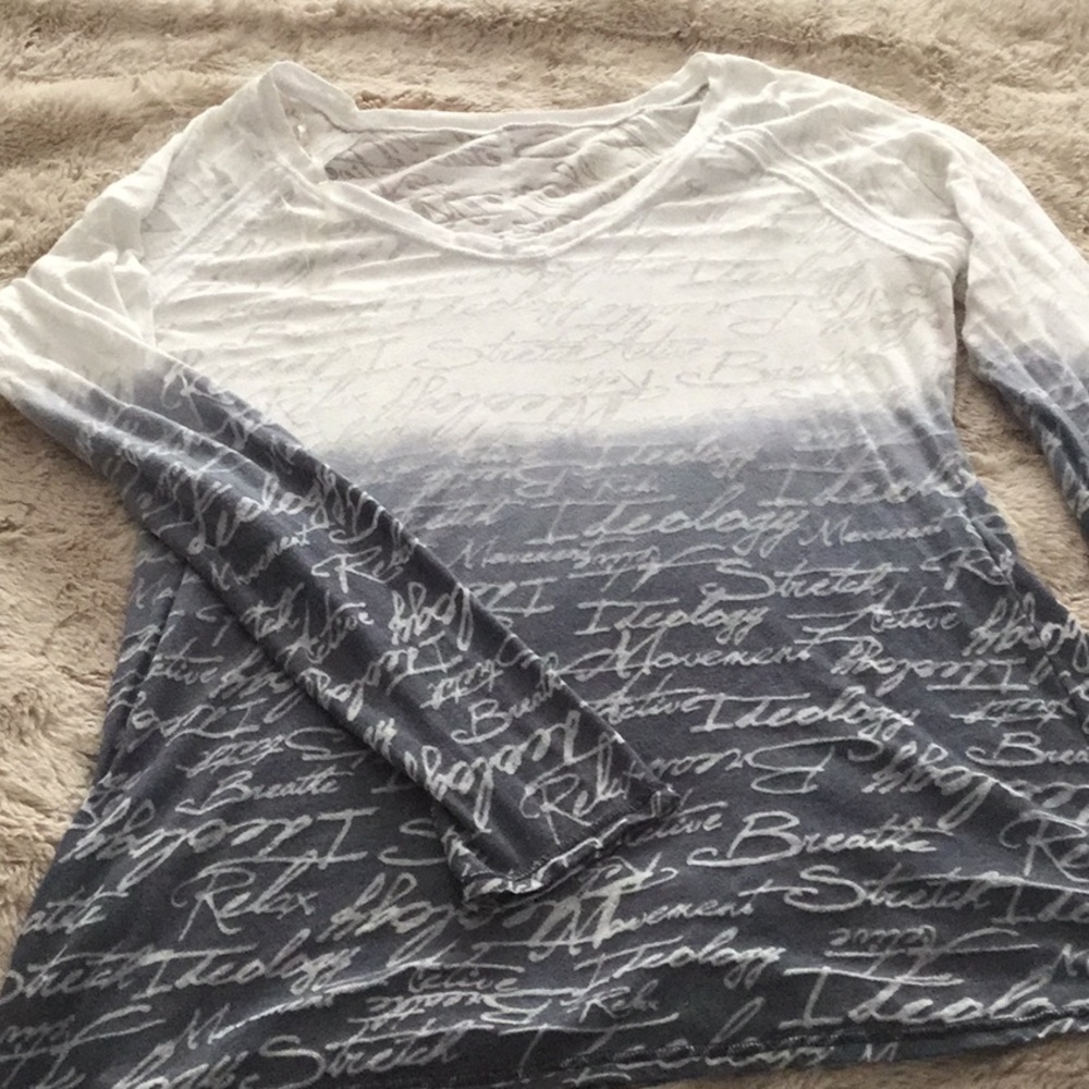 Ideology long sleeve tee size medium